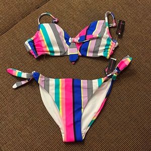 No Boundaries Multi-Colored Bikini